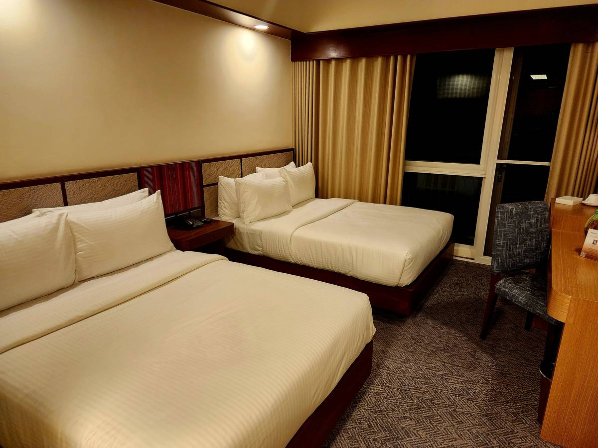 The hotel assures a comfortable stay.